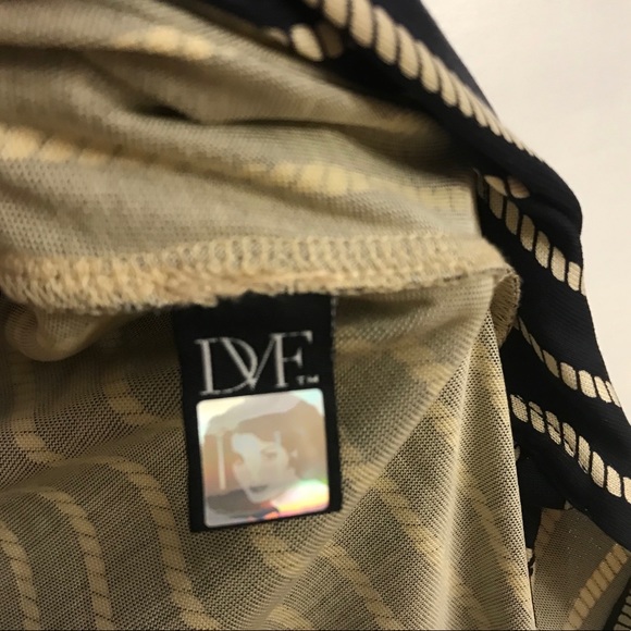 Diane von Furstenberg Rona Ropes Navy Wrap Dress - Picture 6 of 12